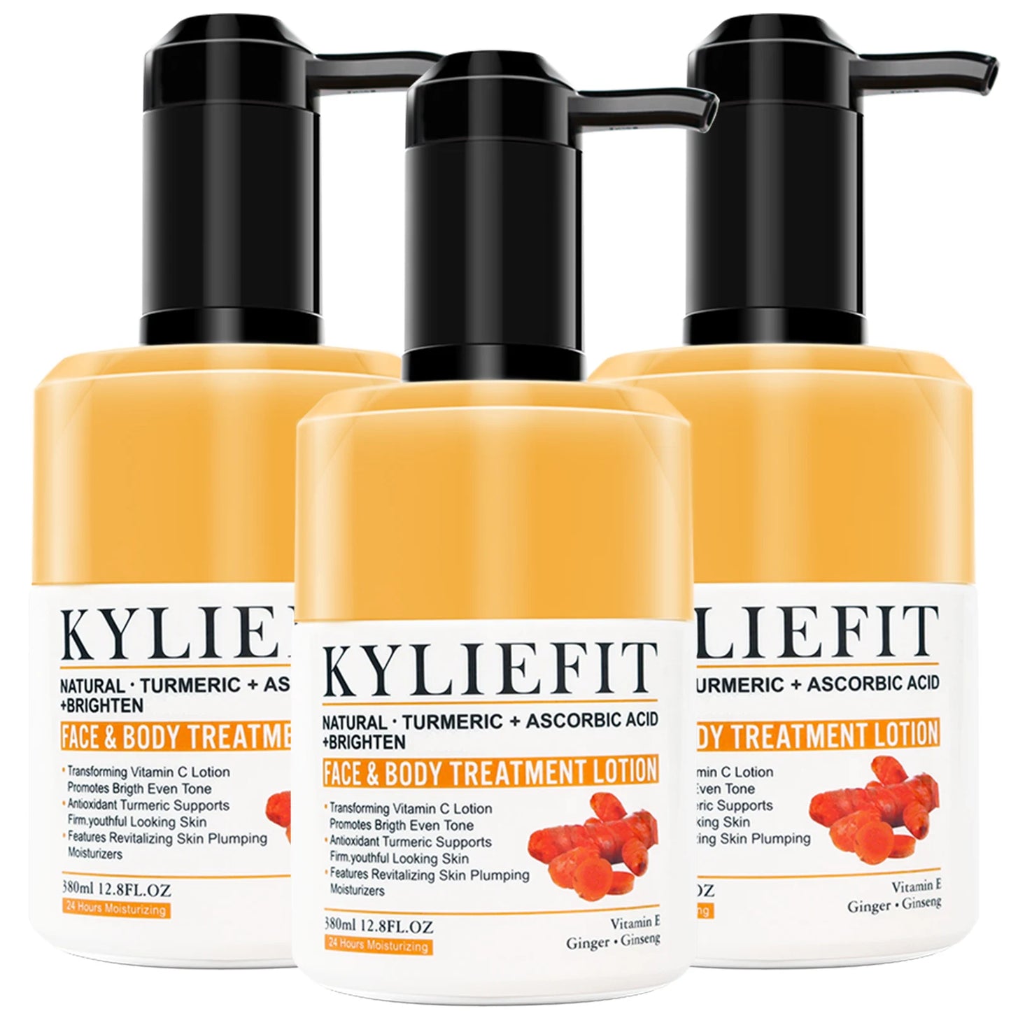 AILKE Turmeric Skin Care Set – Brighten, Cleanse & Moisturize