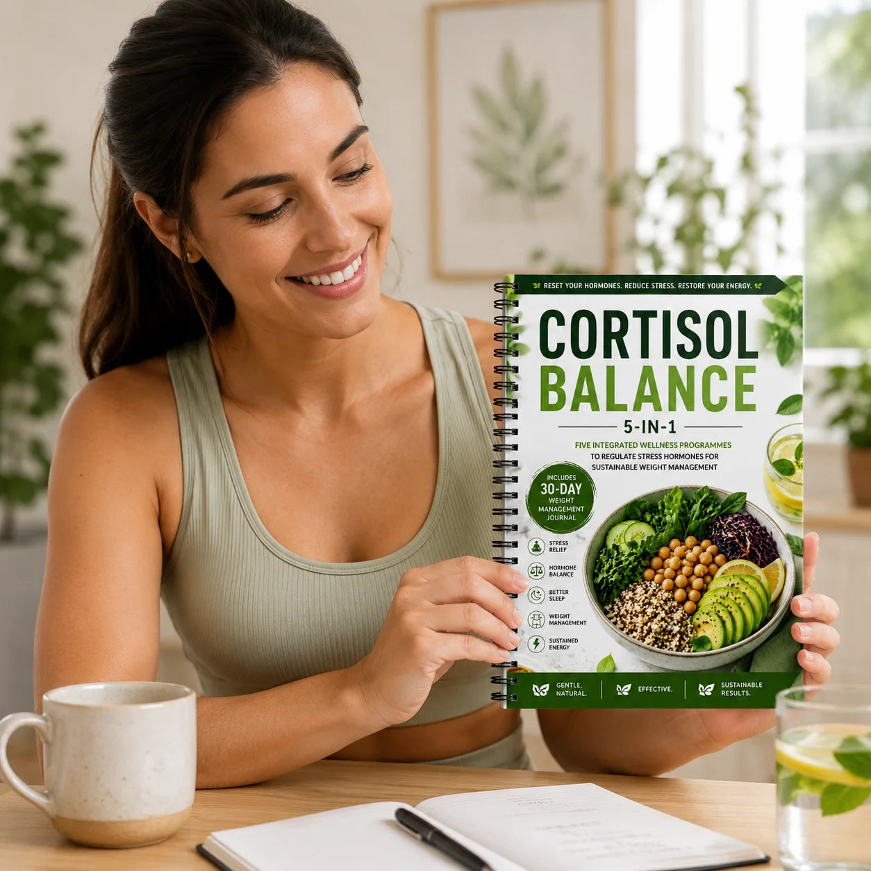 Cortisol Balance 5-in-1 Wellness Program Hormone Stress Relief Weight