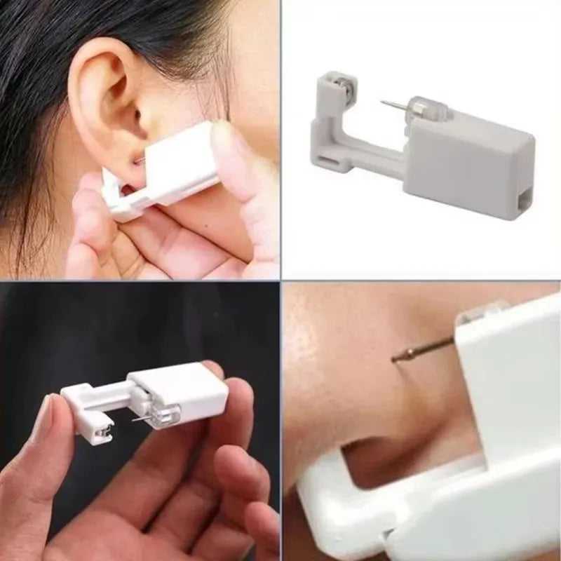 Disposable Sterile Ear Piercing Gun Kit – Safe for Women & Men