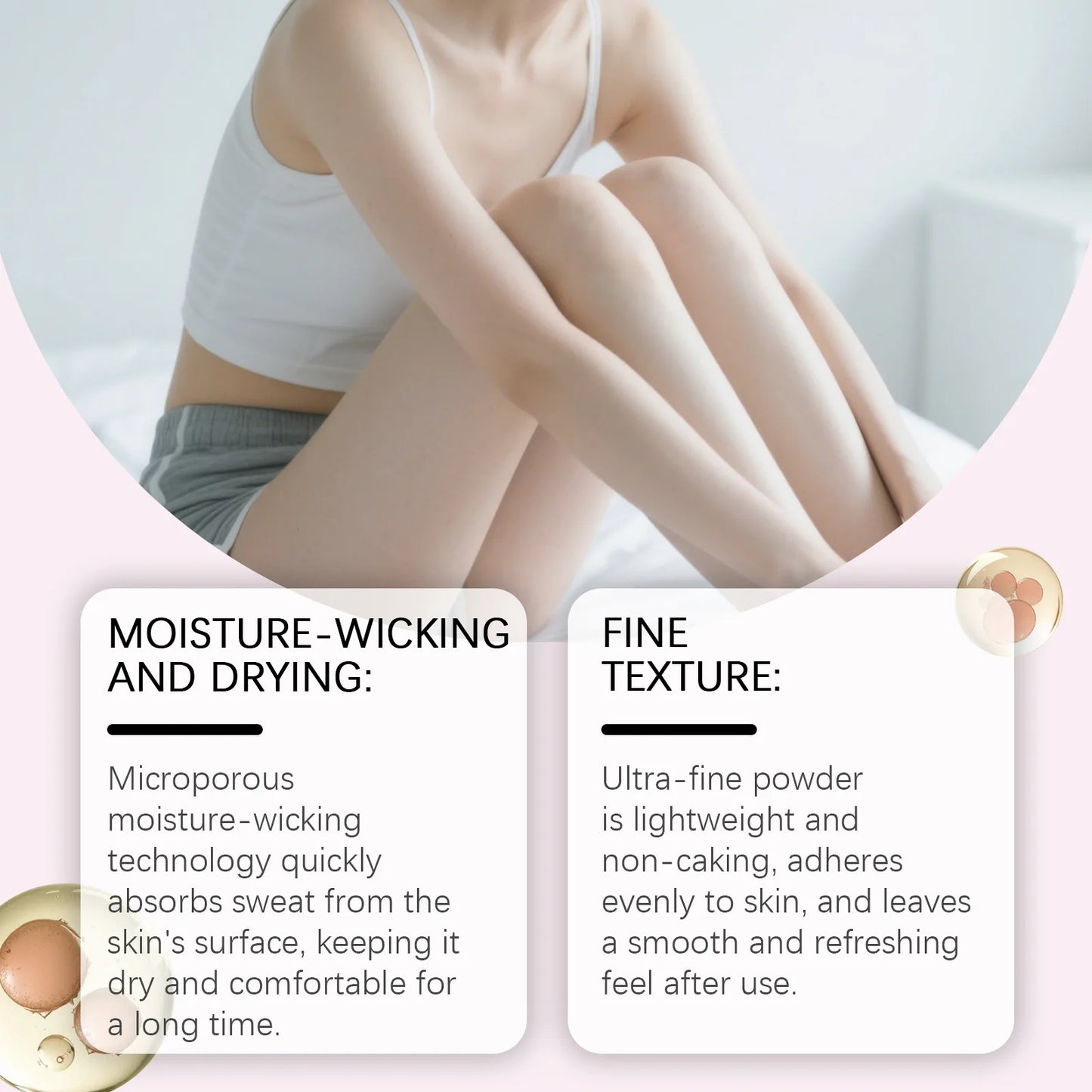 OceAura Talcum Body Powder – Odor & Sweat Control 100g