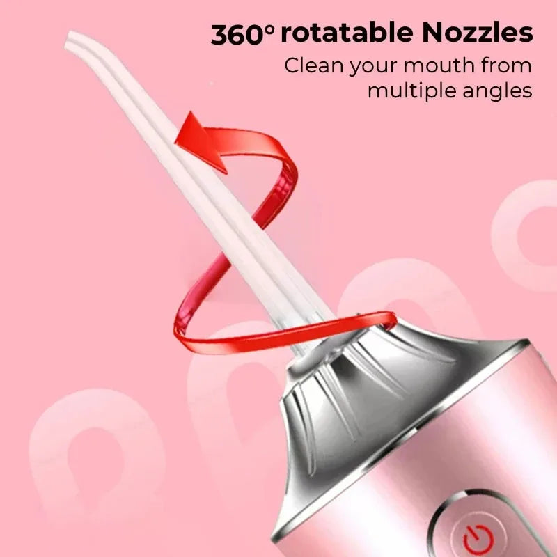 Portable Oral Irrigator Water Flosser Water Jet Tools Pick Teeth Cleaner 3 Modes 220MLUSB Water Tank Teeth Whitening Cleaner Peaceful Pleasures Health and Wellness