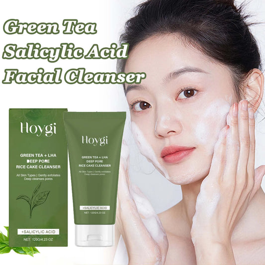 Green Tea Salicylic Acid Face Wash – Pore Refining Cleanser Peaceful Pleasures Health and Wellness