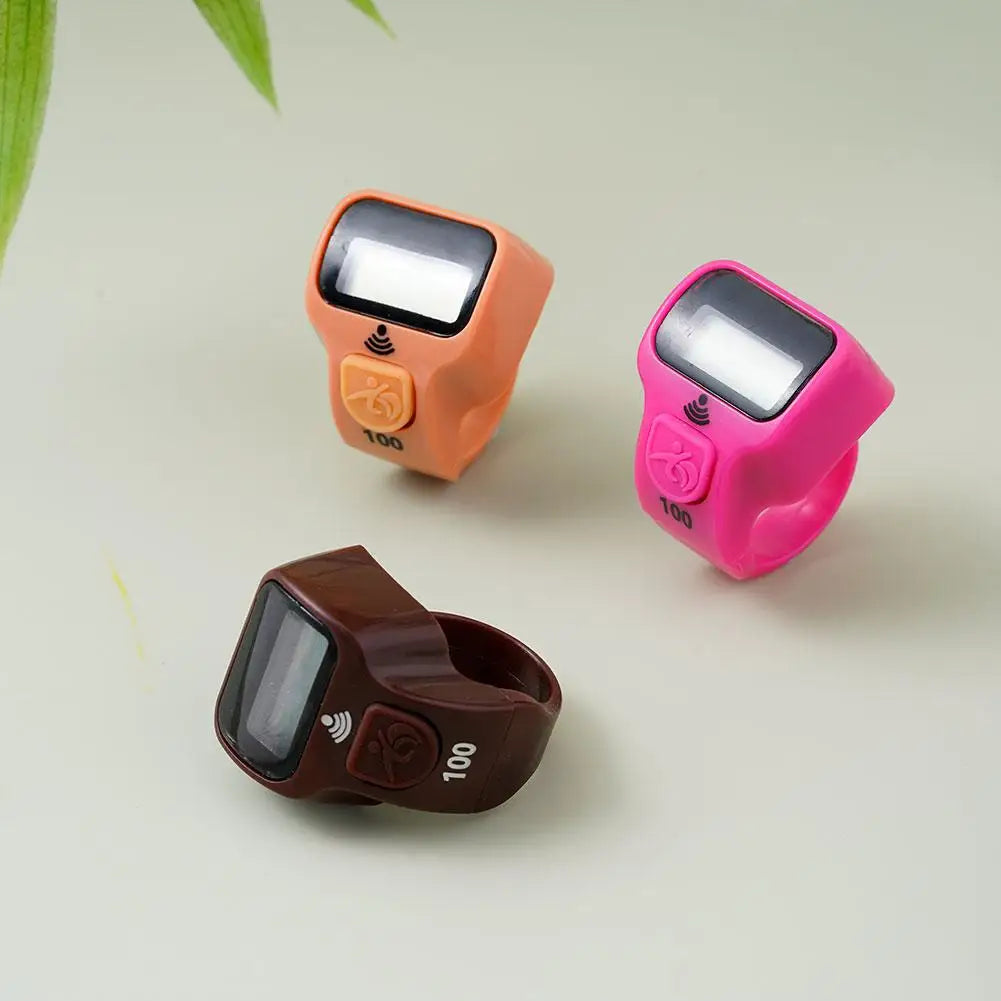 Mini LCD Finger Tally Counter – LED Thumb Clicker with Reset Peaceful Pleasures Health and Wellness