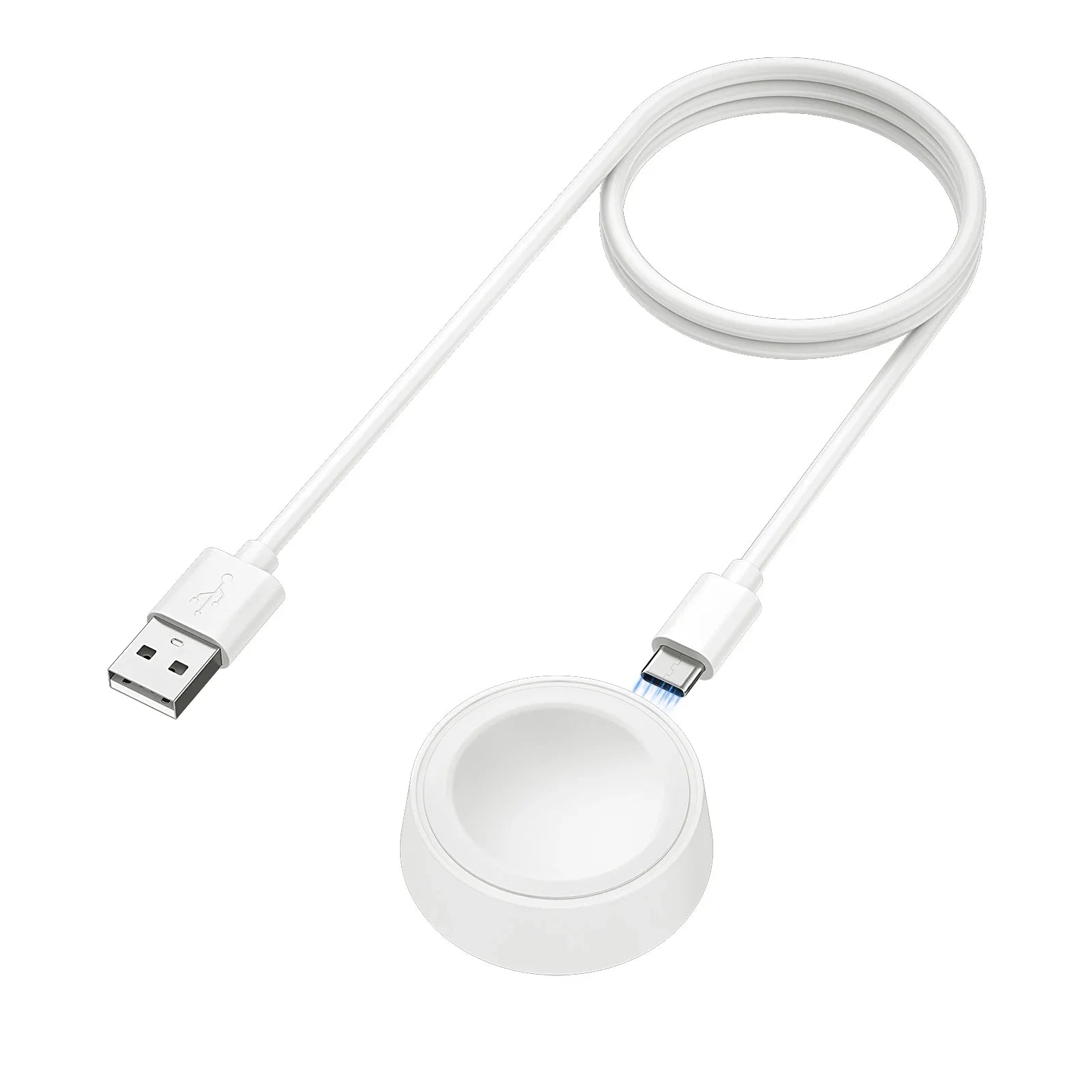 Watch Charger Single Head For Samsung Galaxy Watch 7/6/5/4 40/44mm Charging Dock For Galaxy Watch 4/6 Classic 42/46mm 43/47mm Peaceful Pleasures Health and Wellness