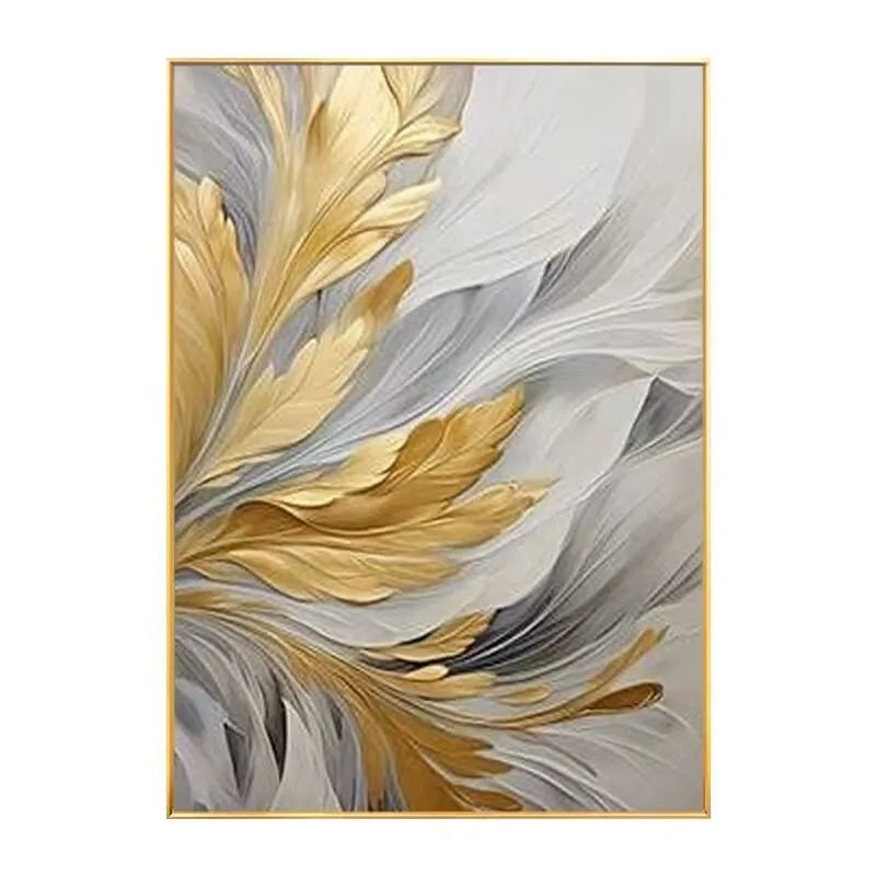 Nordic Abstract Oil Painting Handmade Canvas Decorative Mural Frameless Acrylic Hanging Image For LivingRoom Bedroom Aisle Porch Peaceful Pleasures Health and Wellness No frame 2 50cmx70cm
