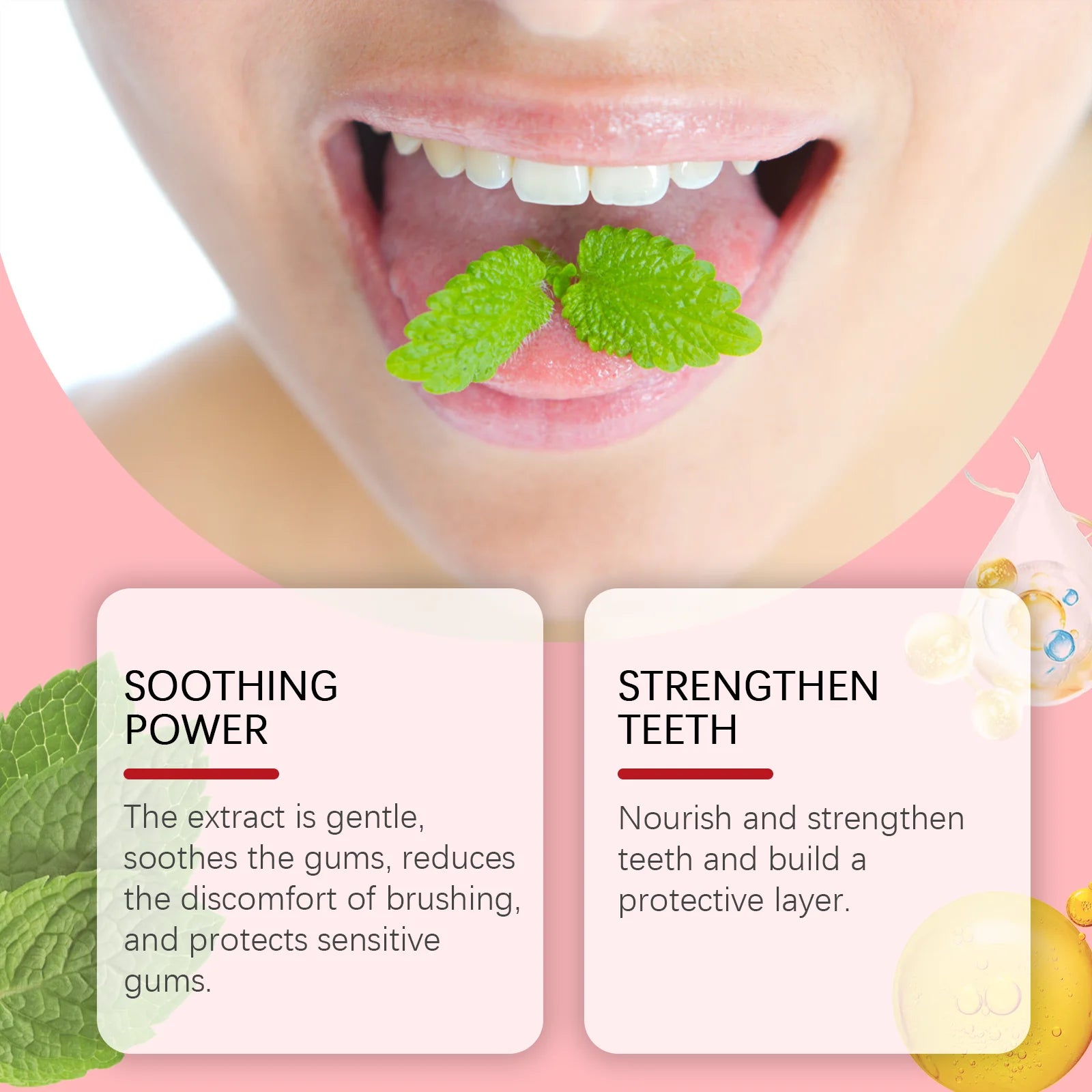 Probiotic Brightening White Toothpaste Remove Odors Fresh Breath Removing Dental Plaque Soothing Gums Clean Oral Care Toothpaste Peaceful Pleasures Health and Wellness