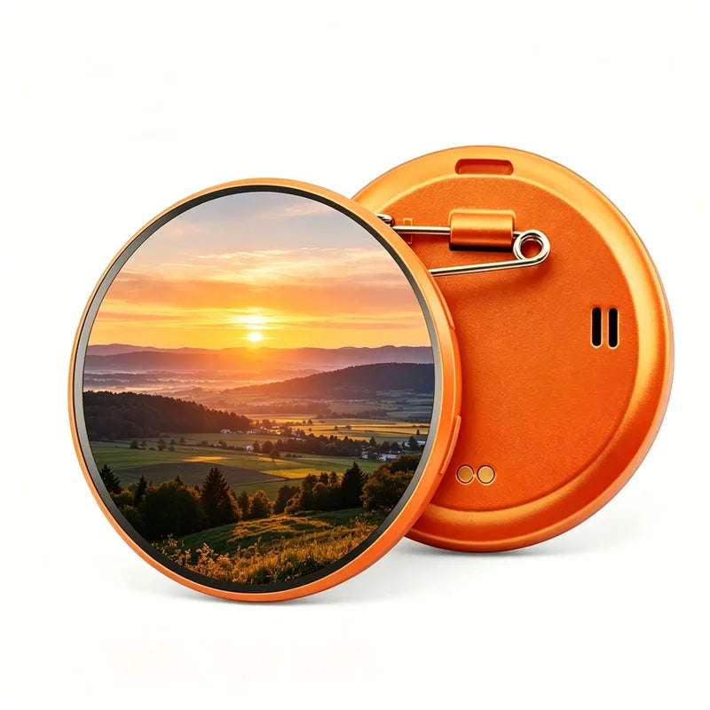 HD Touch Screen Smart Digital Badge – GIF & Video Display