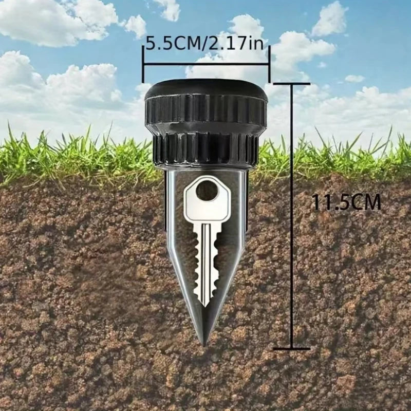 Garden Key Hider Realistic Underground Watering Can Safe No Battery