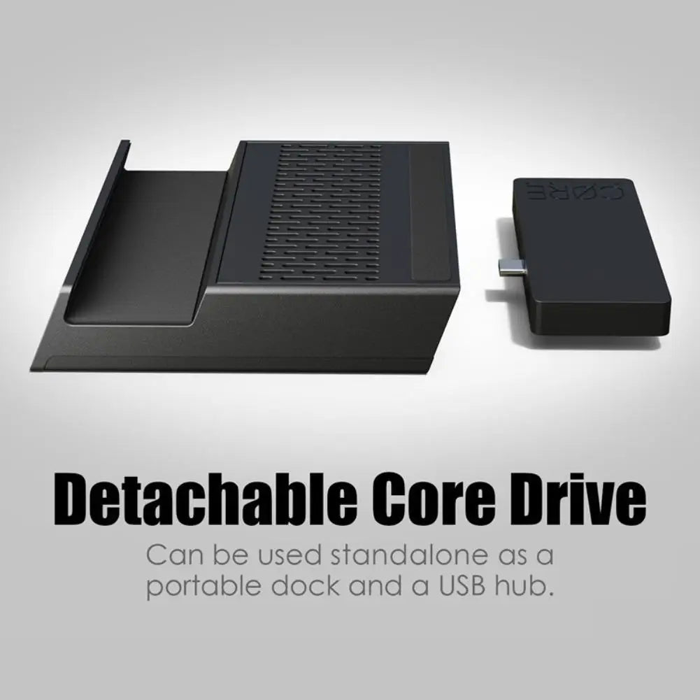 For Portable Docking Station USB C Hub For ROG Xbox Ally X Steam Deck Gaming Handheld Expansion Dock For Laptop PC Electronics Peaceful Pleasures Health and Wellness
