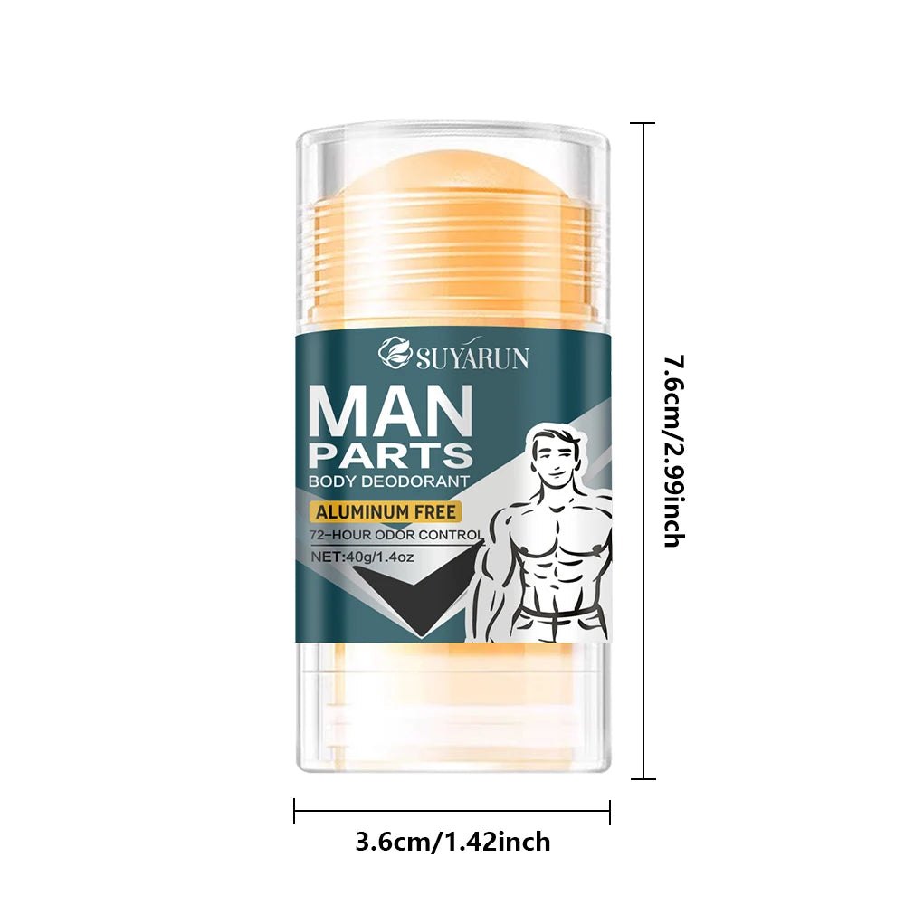 SUYARUN Natural Deodorant Stick for Men with Glycerin & Mint | Freshness & Odor Protection | Long-Lasting | Sale Now. Peaceful Pleasures Health and Wellness