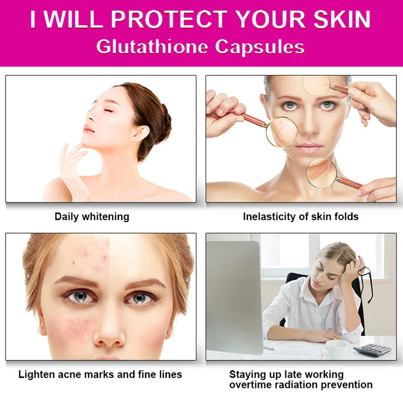 Glutathione Collagen Capsules – Antioxidant Skin Supplement