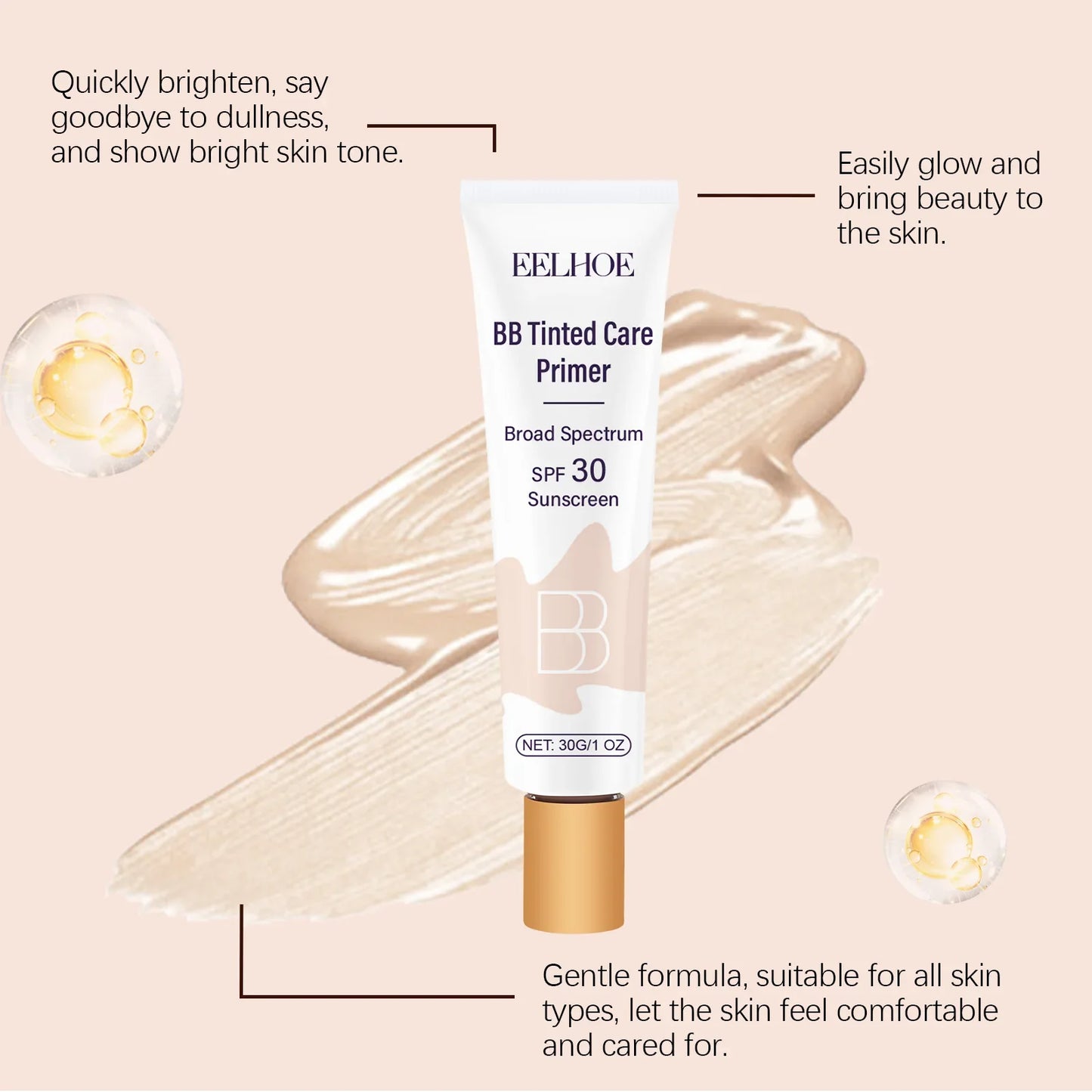 Eelhoe BB Cream – Lightweight, Moisturizing & UV Protection
