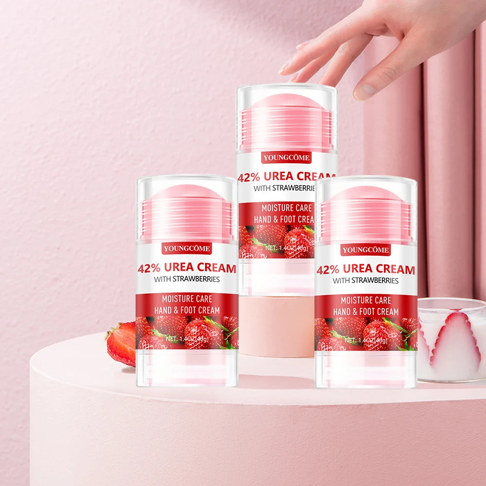 Urea Strawberry Hand & Foot Cream – Hydrates & Heals Dry Skin