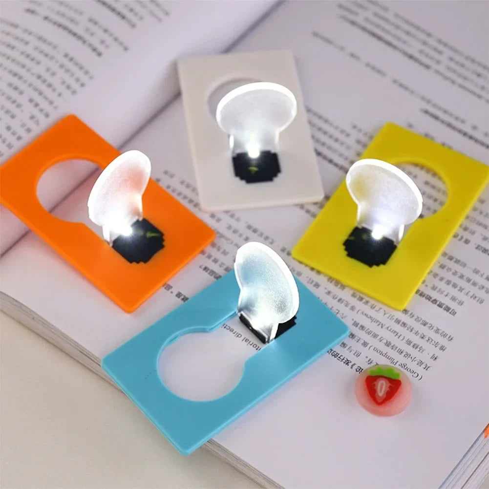 2-in-1 Card Phone Stand with LED Night Light | Ultra-Slim