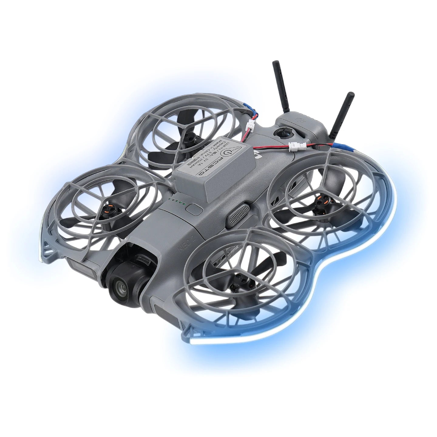 LED Night Flight 3-Level Brightness Adjustable For DJI Neo2 Light Strip Waterproof Lamp Belt For DJI Neo2 Drones Accessories Peaceful Pleasures Health and Wellness Blue