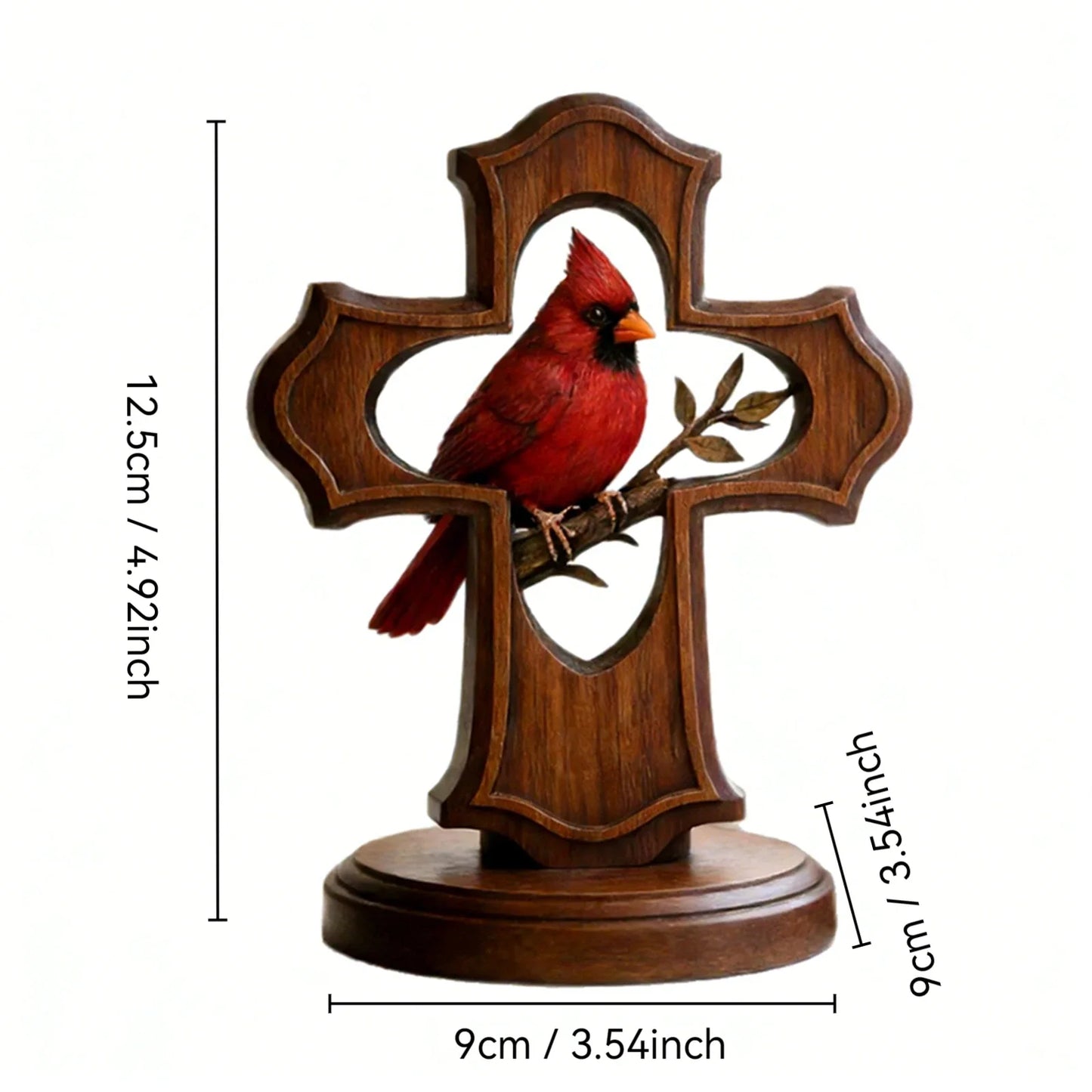 Vintage Red Cardinal Bird Ornament – Memorial & Home Gift