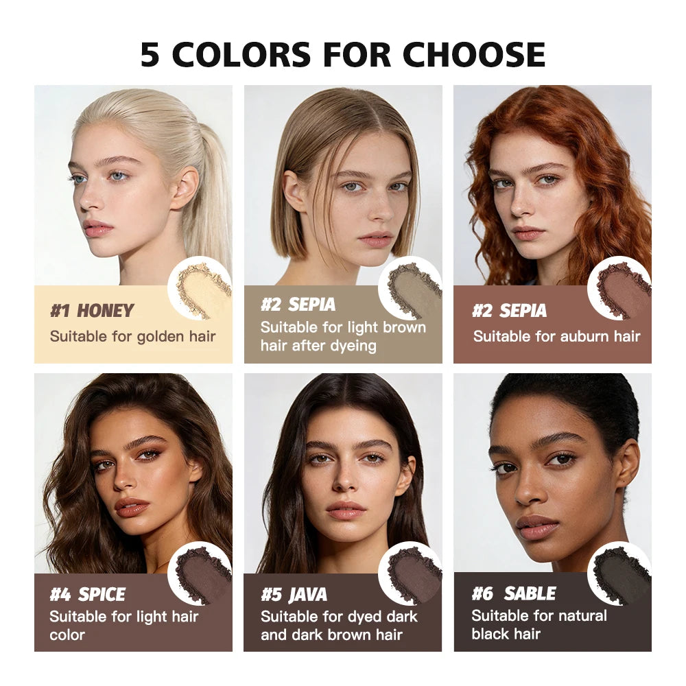 Lakerain Waterproof Hairline Powder – Sweat-Proof & Natural Hairline Concealer Powder Peaceful Pleasures Health and Wellness