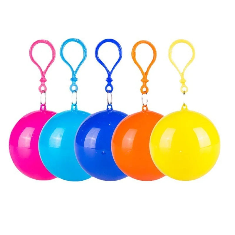 Portable Compact Raincoat Ball 5-Pack | Outdoor Poncho