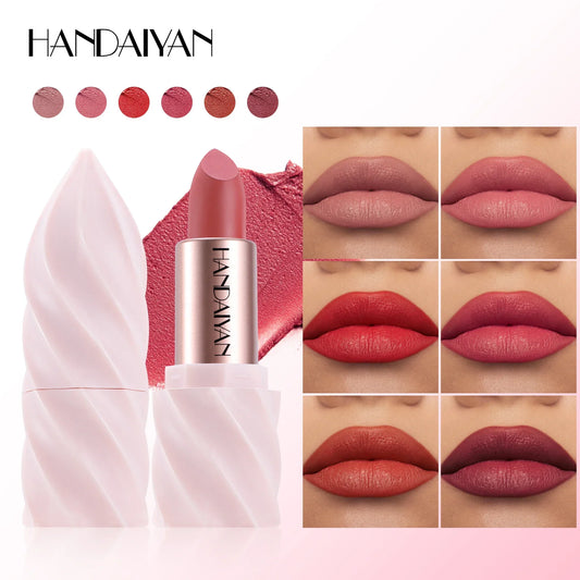Handaiyan Matte Velvet Lipstick – Waterproof, Long-Lasting Matte Velvet Lipstick Oasis Select