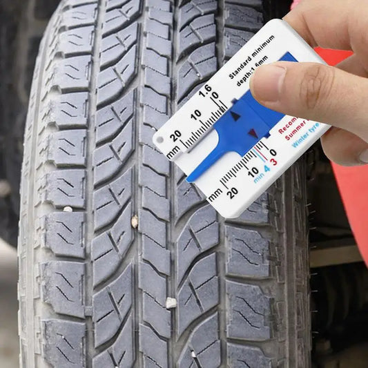 0-20MM Tyre Tread Depth Depthometer Gauge Caliper Plastic Tread Ruler Car Wheel Tire depth gauge Tire Wheel Measure Tool Peaceful Pleasures Health and Wellness