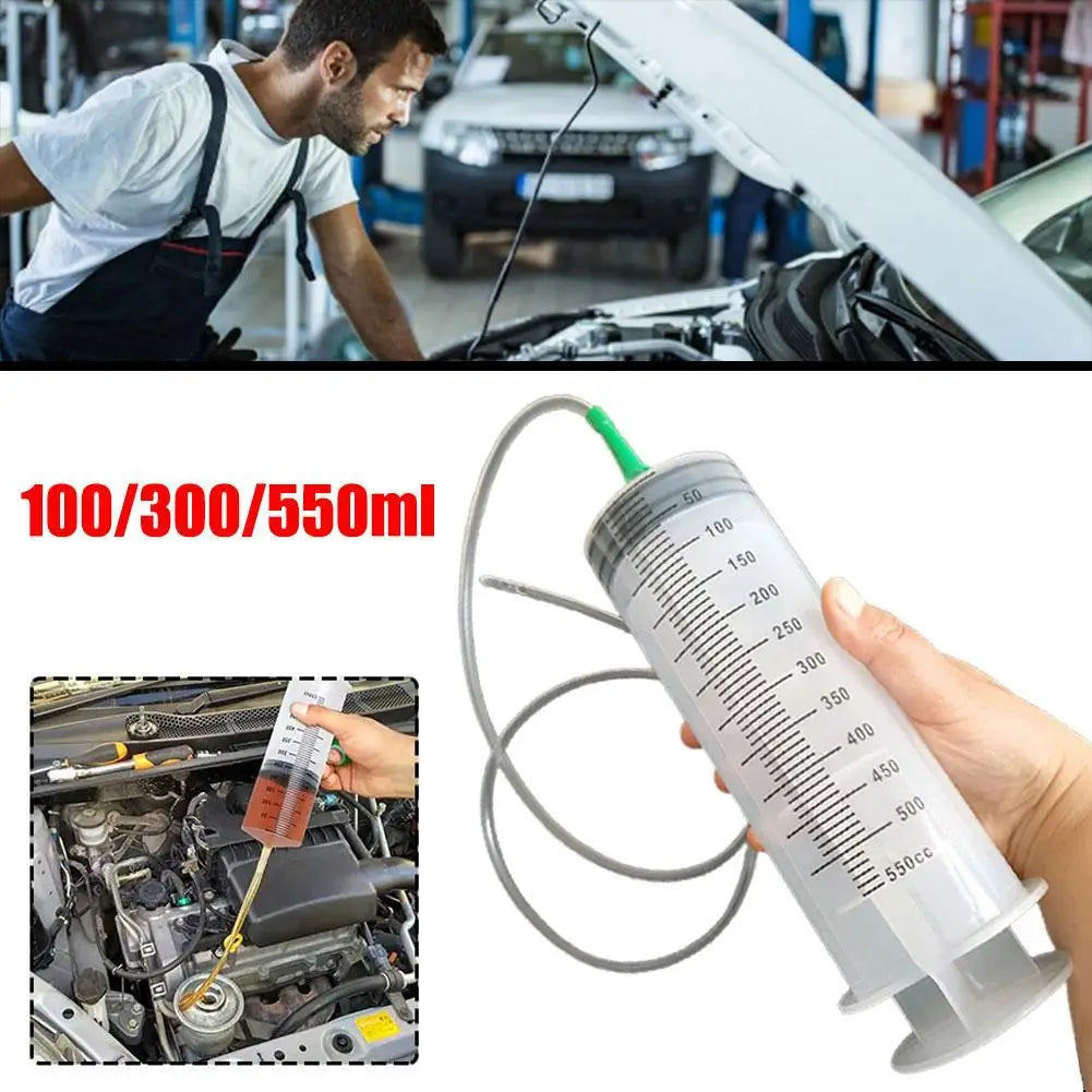 Oil Syringe Pump 100/300/550ml – Reusable Vacuum Extractor