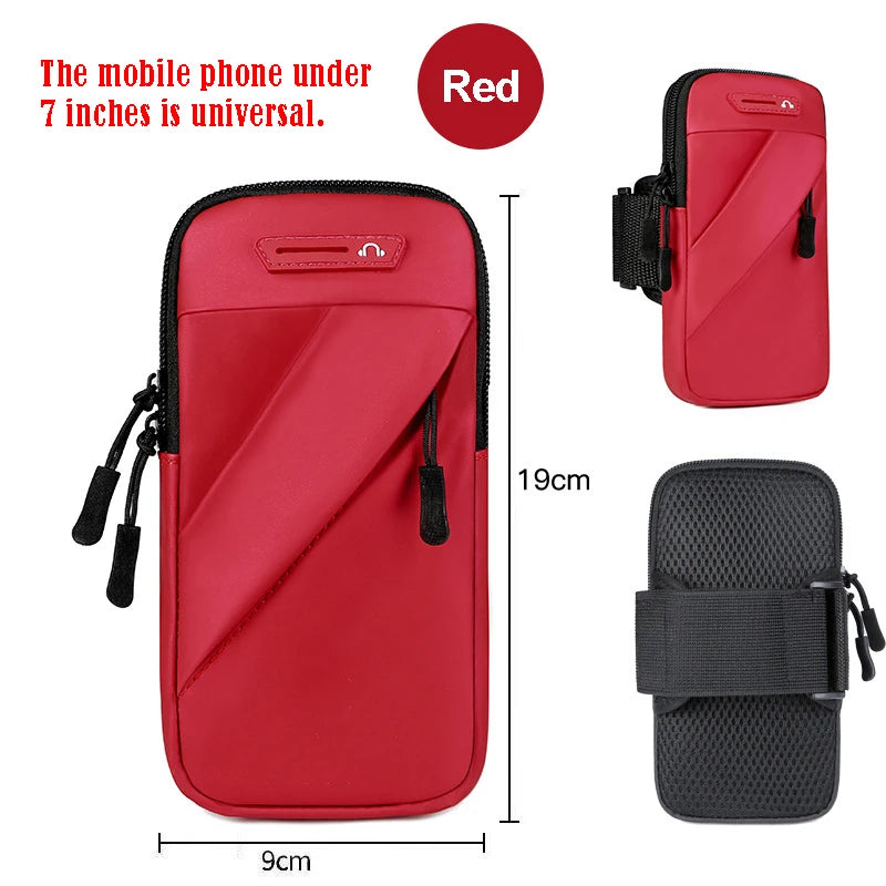 Mobile Phone Bag Wrist Armbands Running Bag For Phone Mp3 Mp4 Bags Armband On The Phone Bags Accessories Sleeve Bags Women's Bag Peaceful Pleasures Health and Wellness Red(7 inch) China Mainland