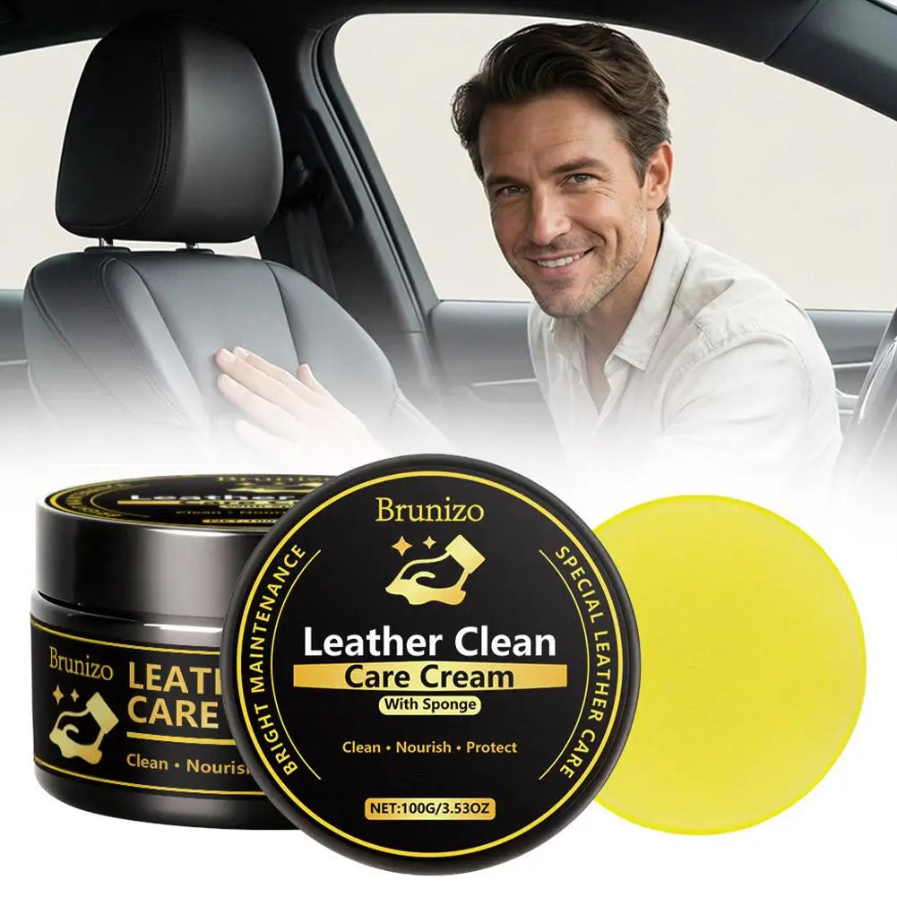 Bestselling Car Interior Leather Cleaning&Maintenance Set Deep Spray for Rejuvenating Softness Multifunctional Leather Cleaning Peaceful Pleasures Health and Wellness
