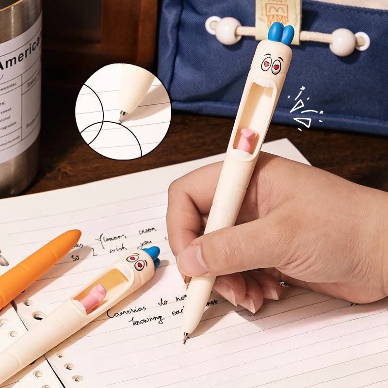 Multi-expression Radish Shaped Gel Pens Creative Fresh Stationery