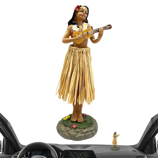 Hawaiian Dancer Dashboard Doll | Hula Girl Car Decor Figure Dashboard Decor Doll Oasis Select