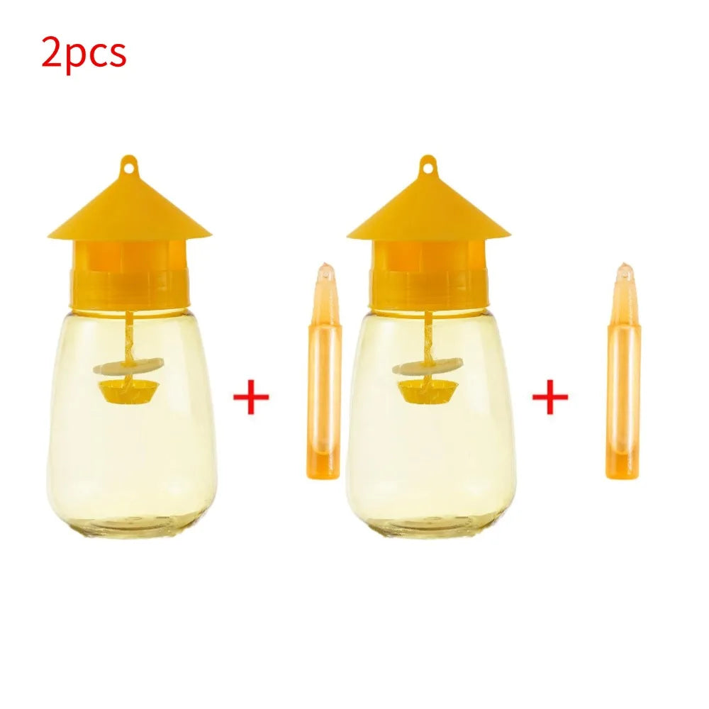 Fruit Fly Insect Trap for Orchard and Garden Use Peaceful Pleasures Health and Wellness 2pcs