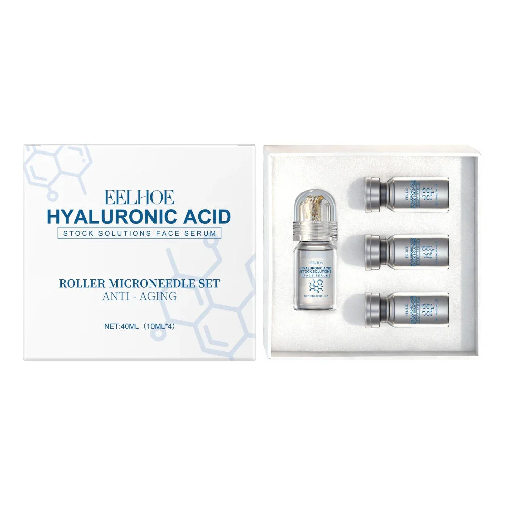 Niacinamide Hyaluronic Acid 0.25mm Roller Serum Kit | Eelhoe