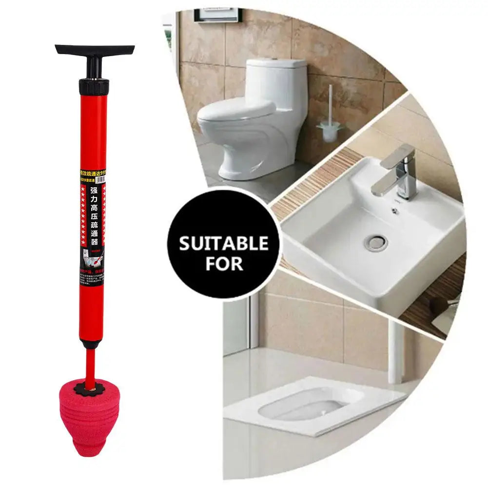 High Pressure Air Toilet Plunger | 120PSI Drain Unblocking Tool