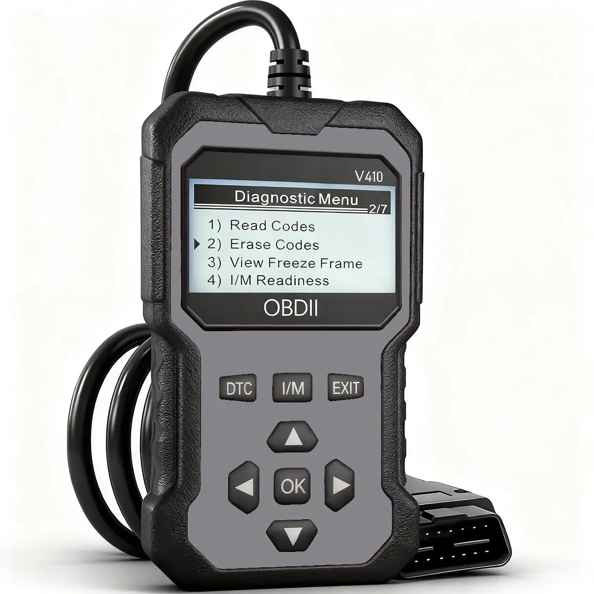 Universal OBD2 Scanner – Engine Fault Code Reader (1996+) Peaceful Pleasures Health and Wellness Grey