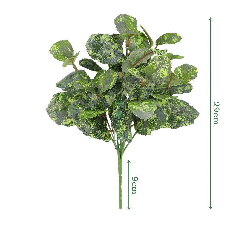Artificial Silk Leaf Bundle – Fake Plants for Wedding & Home Decor
