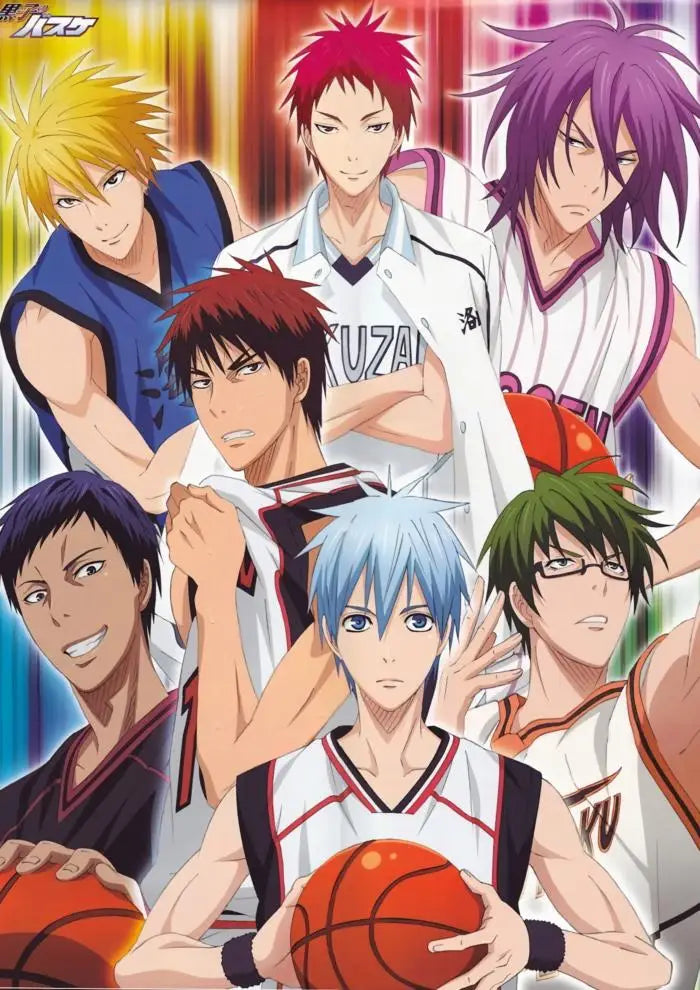 Kuroko No Basket Anime Canvas Wall Art Minimalist Poster