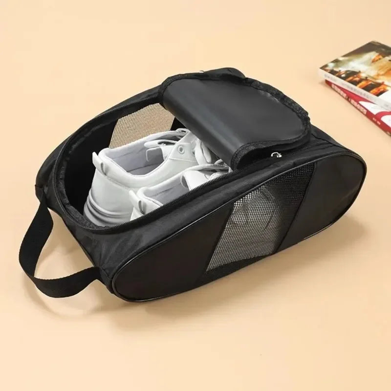 Portable Oxford Shoe Bag – Golf, Football & Tennis Carrier
