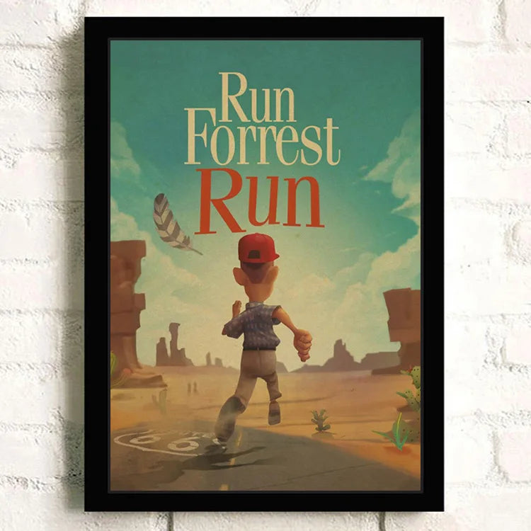 Forrest Gump Classic Movie Canvas Wall Art Poster | Home Decor
