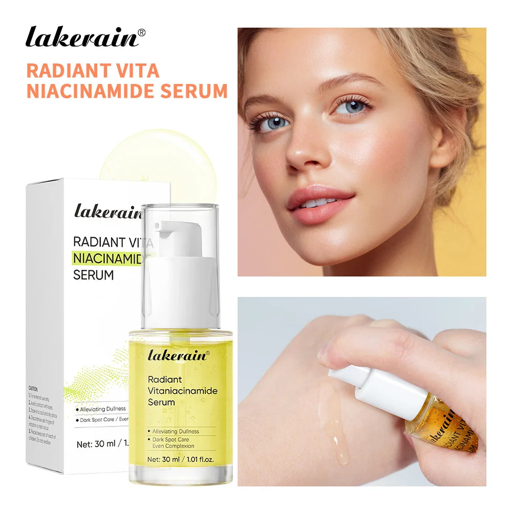 Lakerain Collagen Peptide Essence Deep Moisturizing Gentle Barrier Repair Elasticity and Smooth Complexion Skin Care Serum Peaceful Pleasures Health and Wellness Nicotinamide Serum