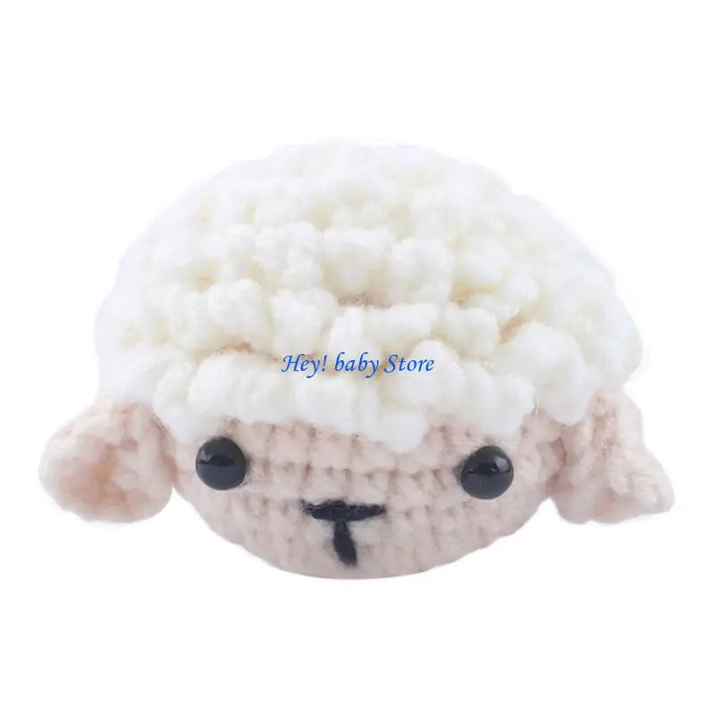 Handmade Crochet Animal Pacifier Chain Bead – DIY Baby Clip Baby Pacifier Accessory Peaceful Pleasures Health and Wellness sheep China Mainland
