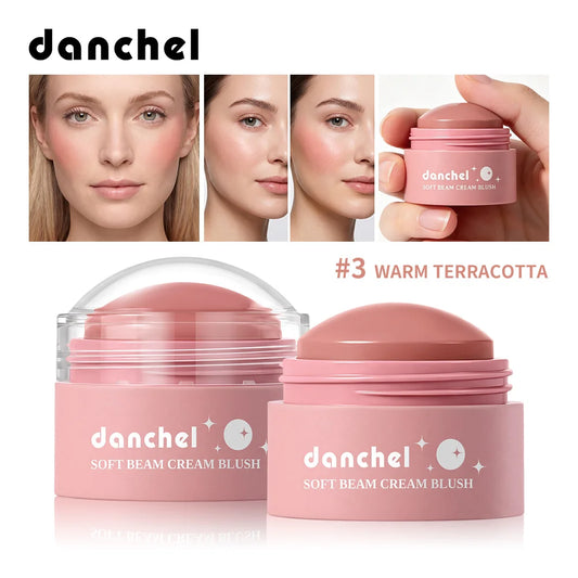Soft Beam Blush Cream Multi Purpose Lipstick, Eye Shadow, Powder Blusher Long Lasting Makeup Smooth Creamy Texture Blusher Cream Peaceful Pleasures Health and Wellness