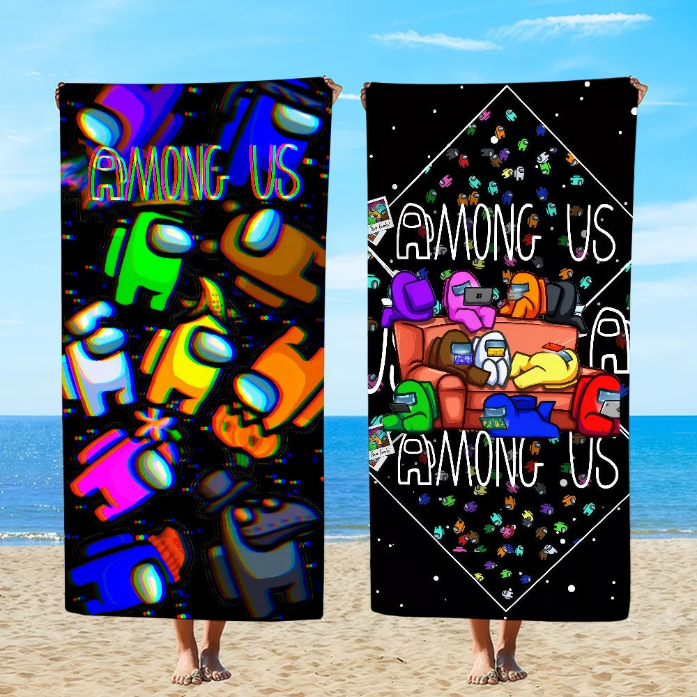Among Us Quick-Dry Beach Towel | Pool, Travel & Camping