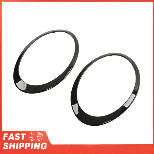 Gloss Black Headlight Surround Cover Trims Molding MINI Cooper Peaceful Pleasures Health and Wellness