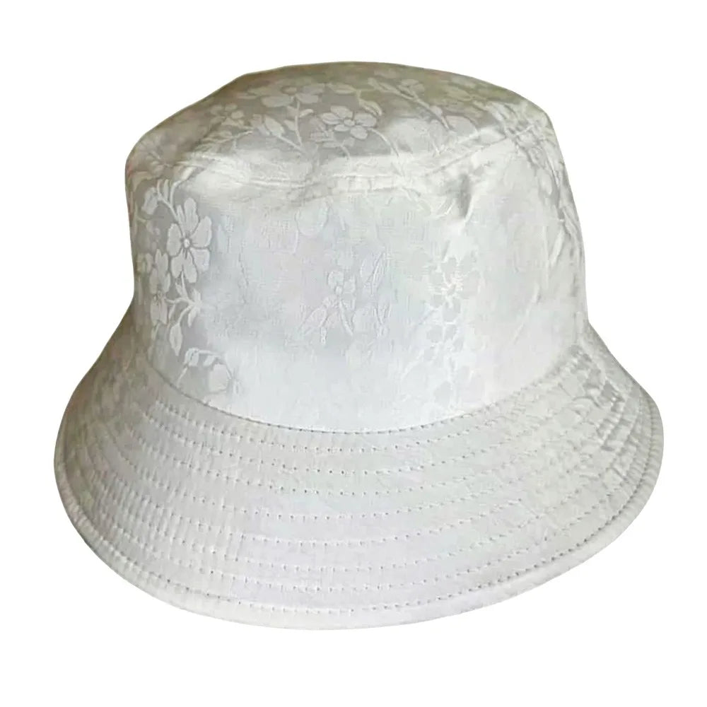 Floral Print Women's Bucket Hat – Rhinestone Sun Hat