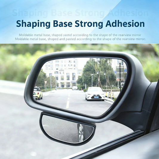 360° Blind Spot Convex Mirror – Wide Angle Adjustable Side Mirror Blind Spot Mirror Oasis Select