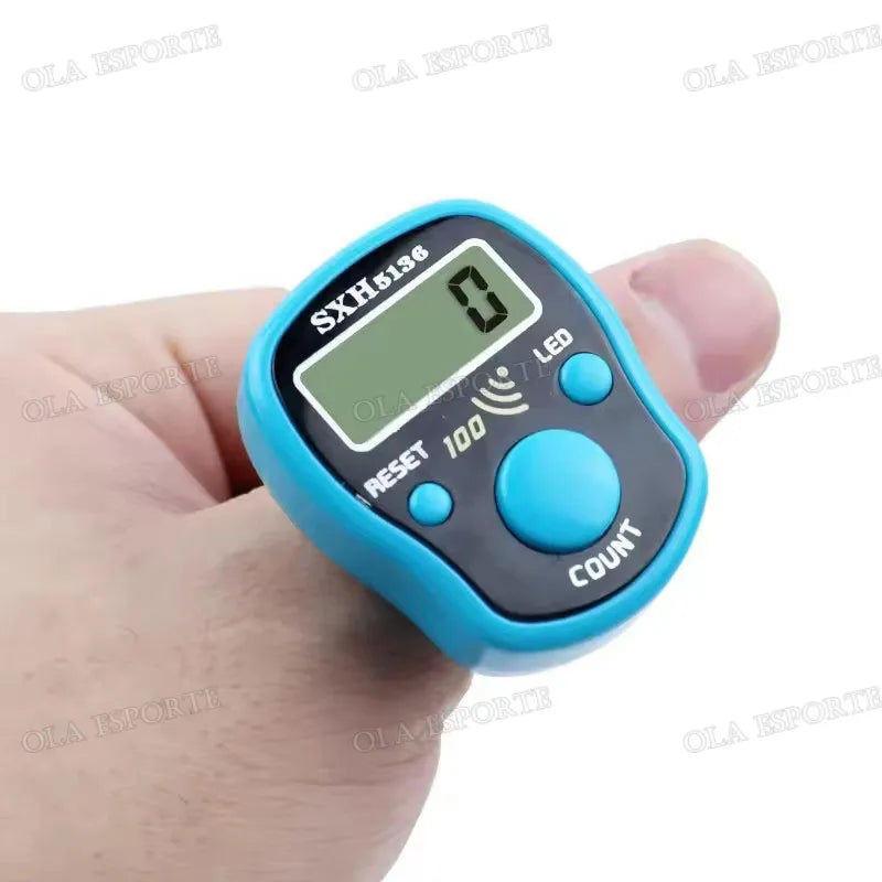 LCD Digital Finger Tally Counter Clicker with LED Backlight