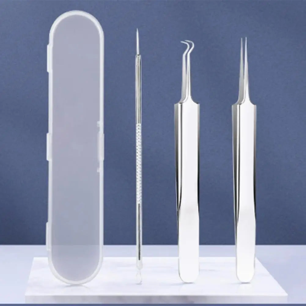 3-Piece Acne Needle Blackhead Extractor Kit | Stainless Steel
