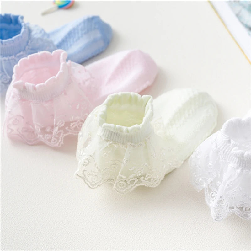 Japanese Style Sock High Quality Lovely Girls Lace Ruffle Frilly Ankle Children Princess Cotton Socks Peaceful Pleasures Health and Wellness