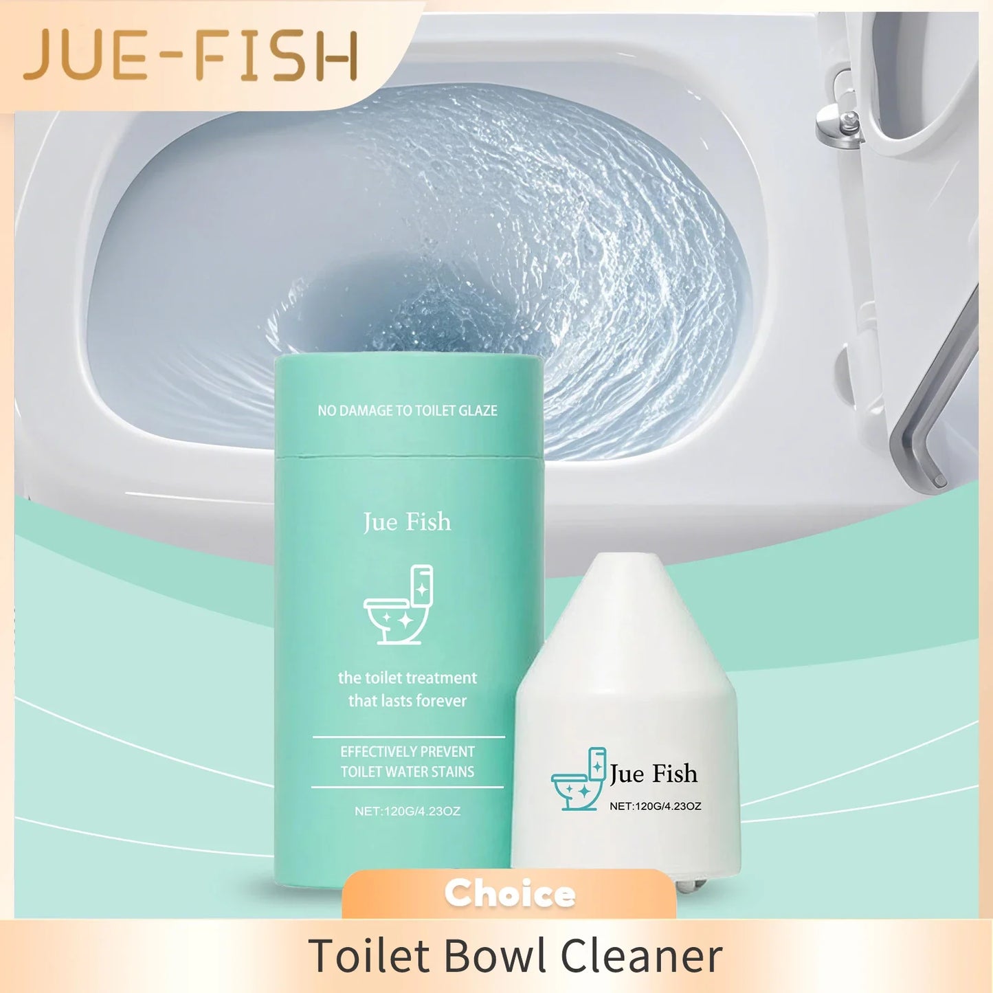 Jue Fish Automatic Toilet Bowl Cleaner – Tank Tabs 120g