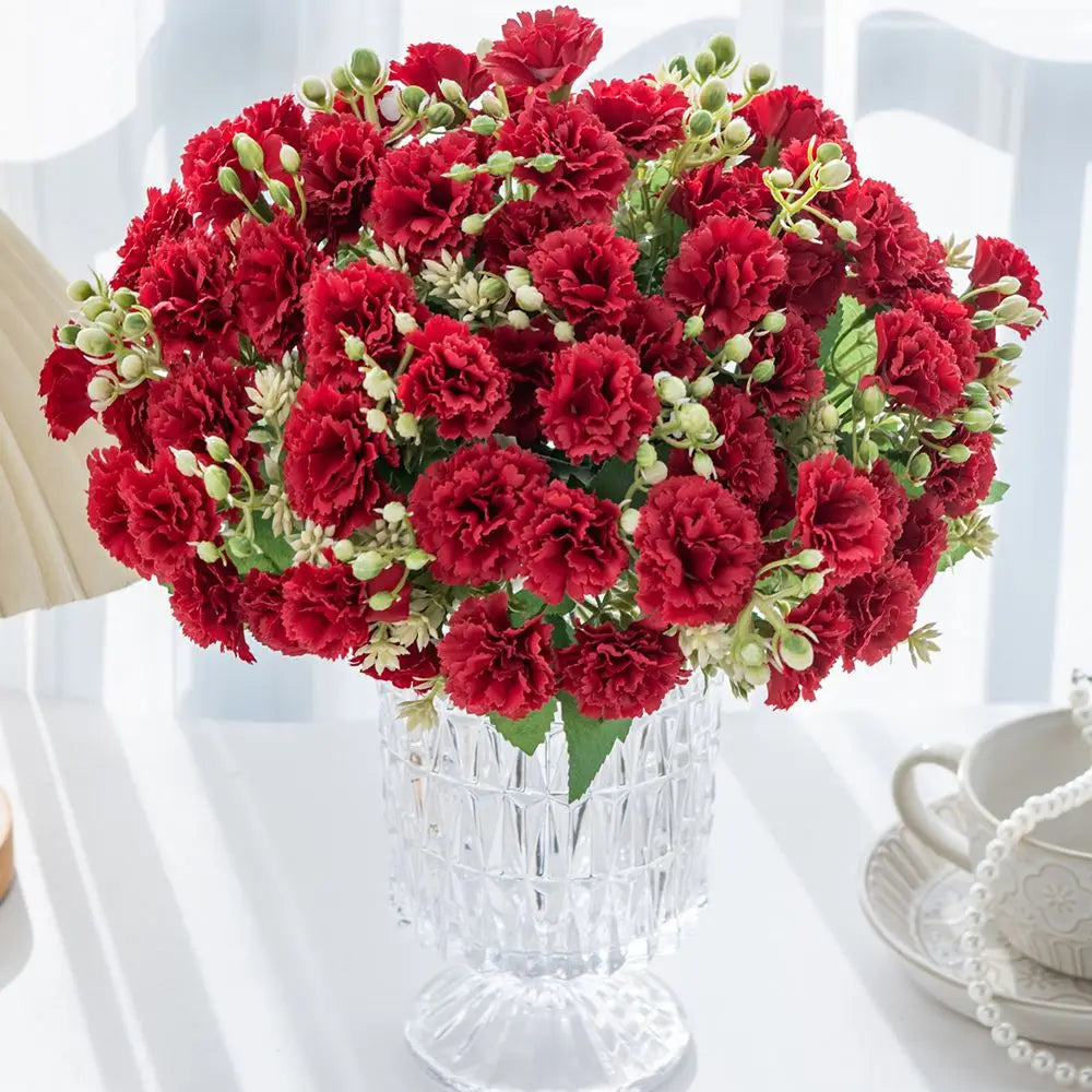 Silk Carnation Artificial Flowers | Wedding, Home & Party Décor