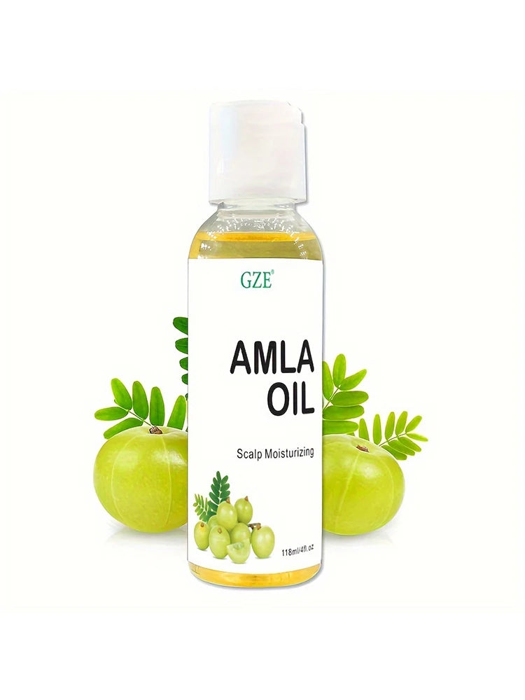 GZE Amla Hair Oil – Shine, Scalp Moisture & Strength | 118ml Amla Hair Oil Peaceful Pleasures Health and Wellness GZE044